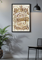 To Alcohol Poster