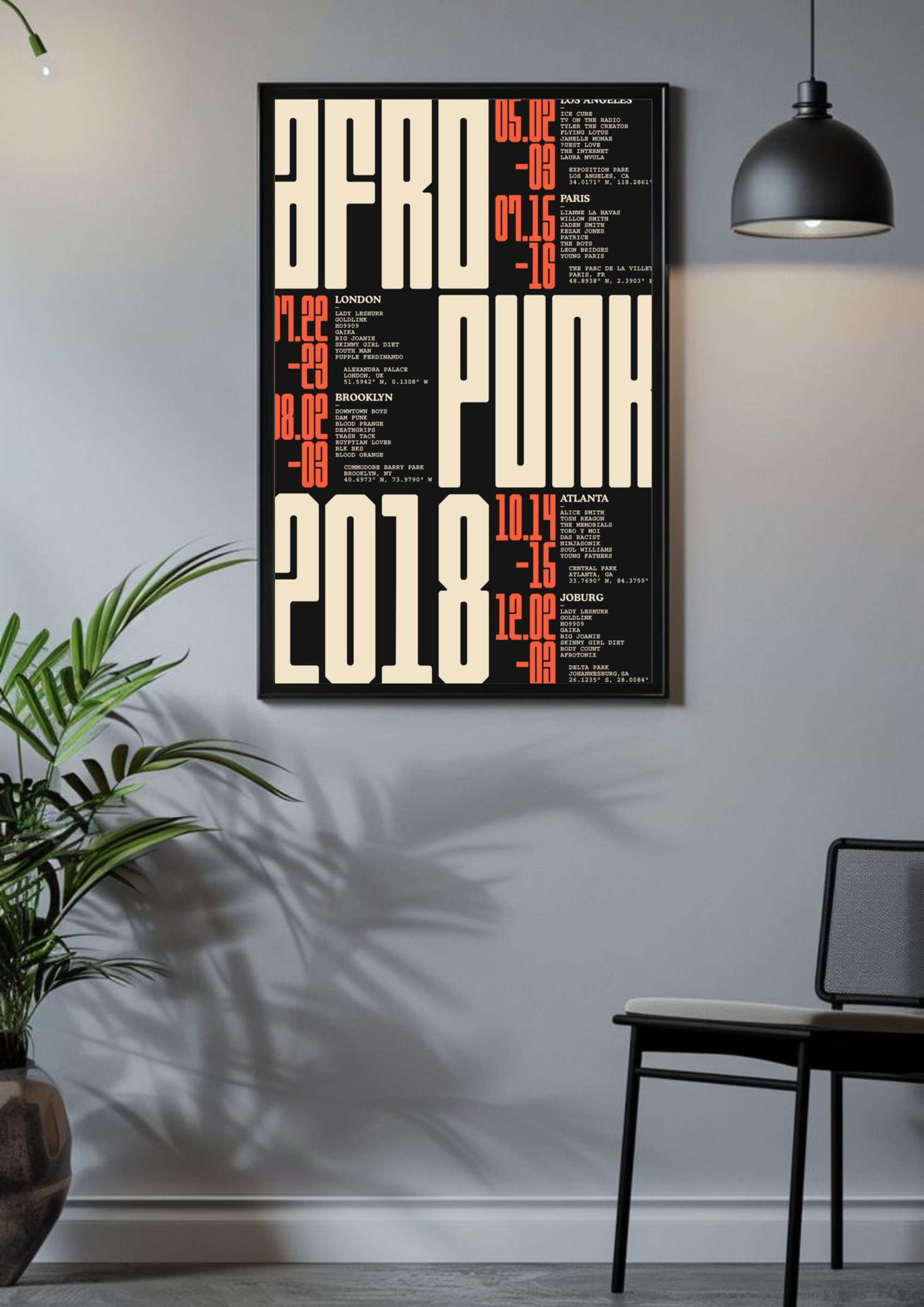 Afro Punk 2K18 Poster