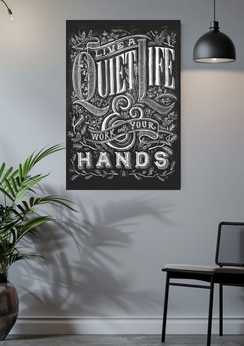 Live a Quiet Life Poster