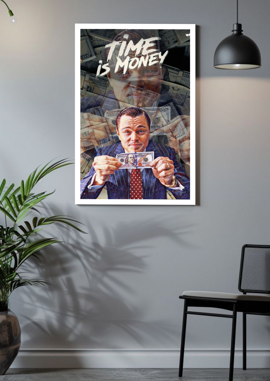 TIME IS MONEY • WOLF OF WALL STREET | Movie Posters