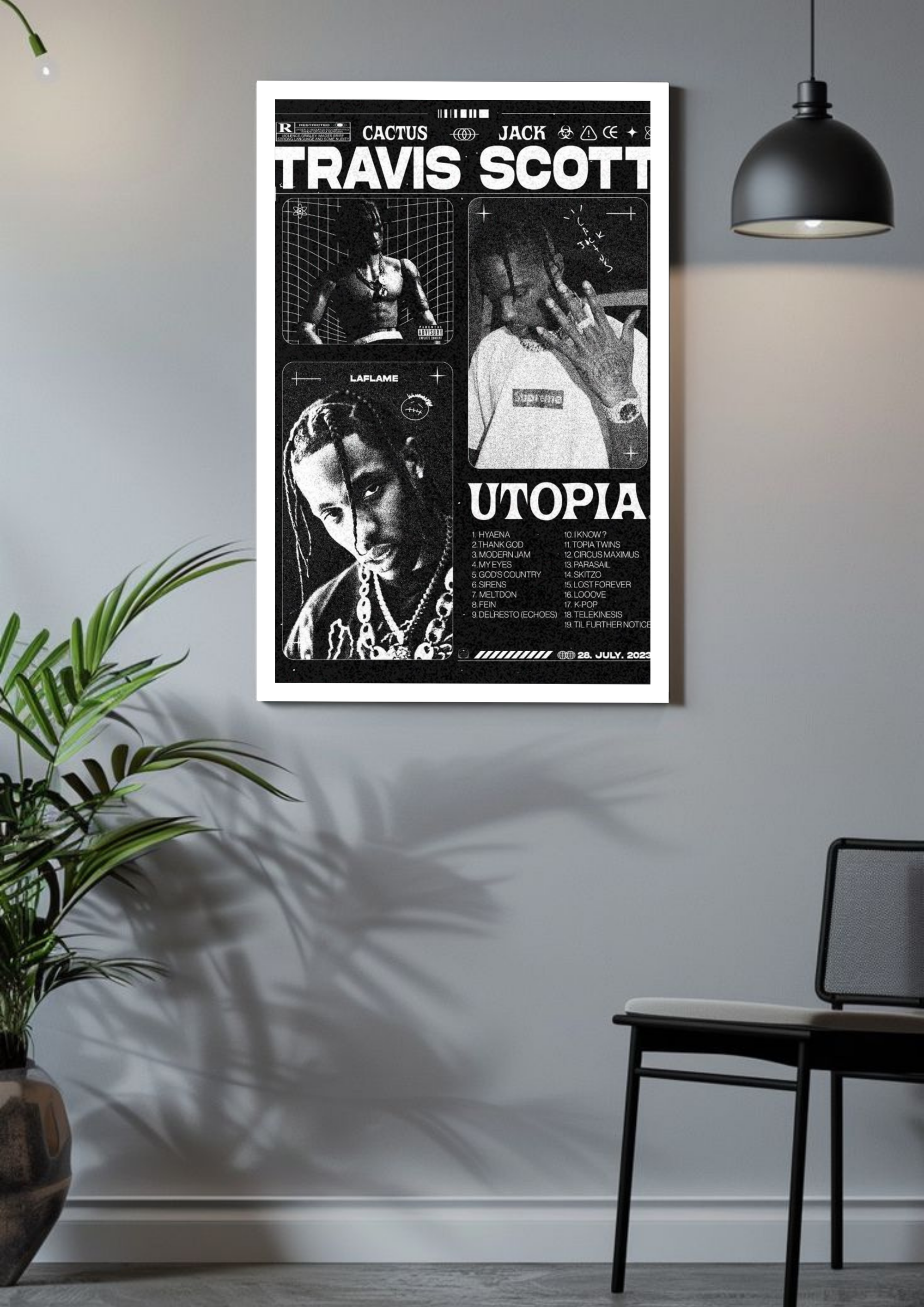 Travis Scott Utopia Poster