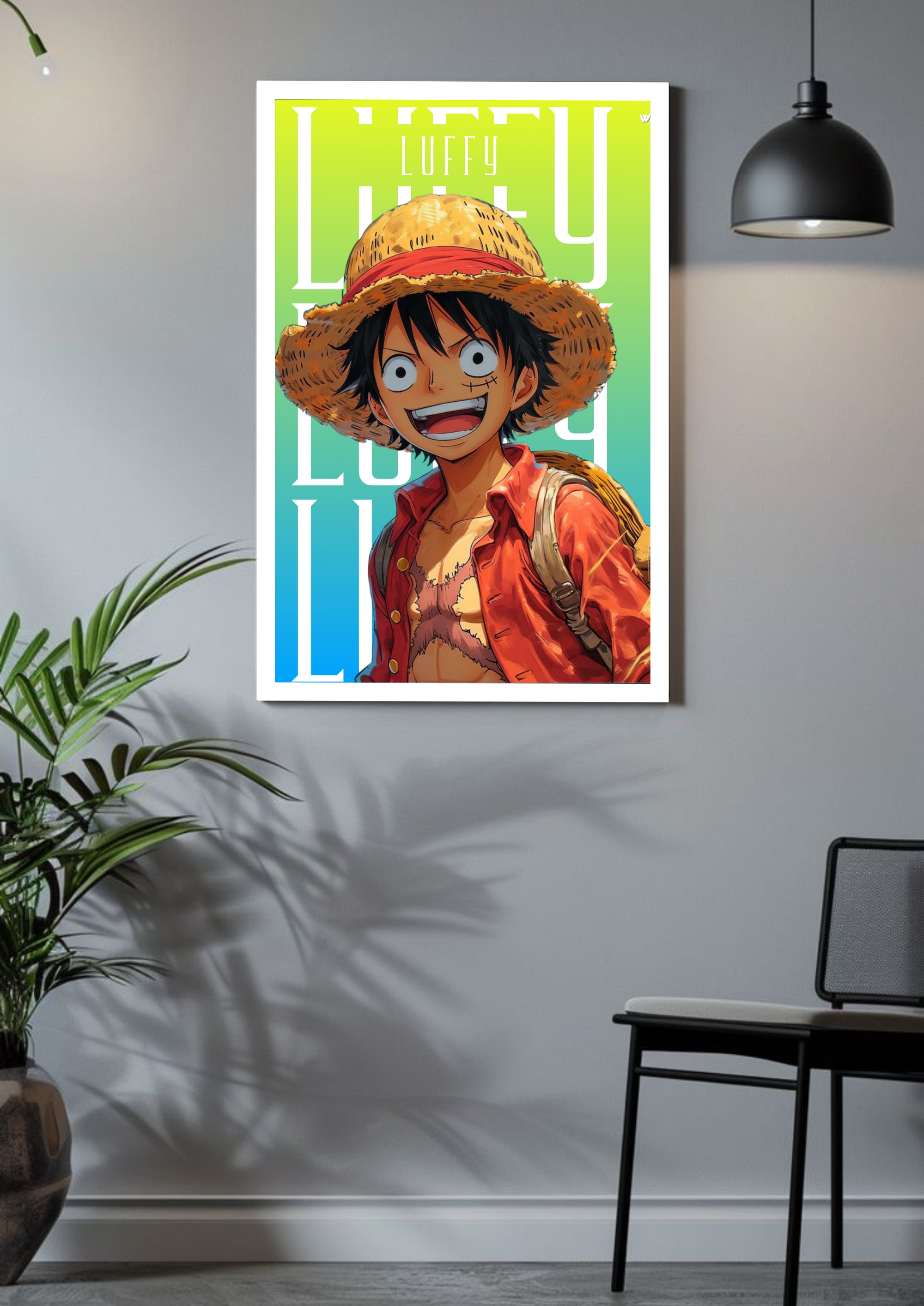 Joyful Luffy – Boundless Spirit One Piece Poster
