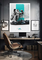 George Russell Mercedes AMG 63 | Formula One | F1 POSTERS