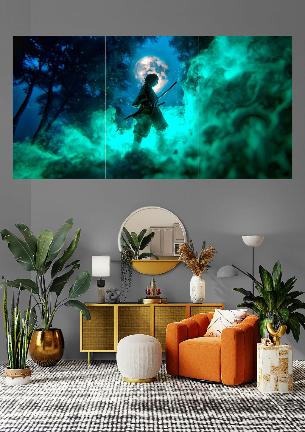 Rurouni Kenshin | Moon Mist Ronin | Anime Samurai Posters