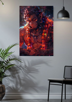 Lord Hanuman Glowing in Devotion – Divine Poster