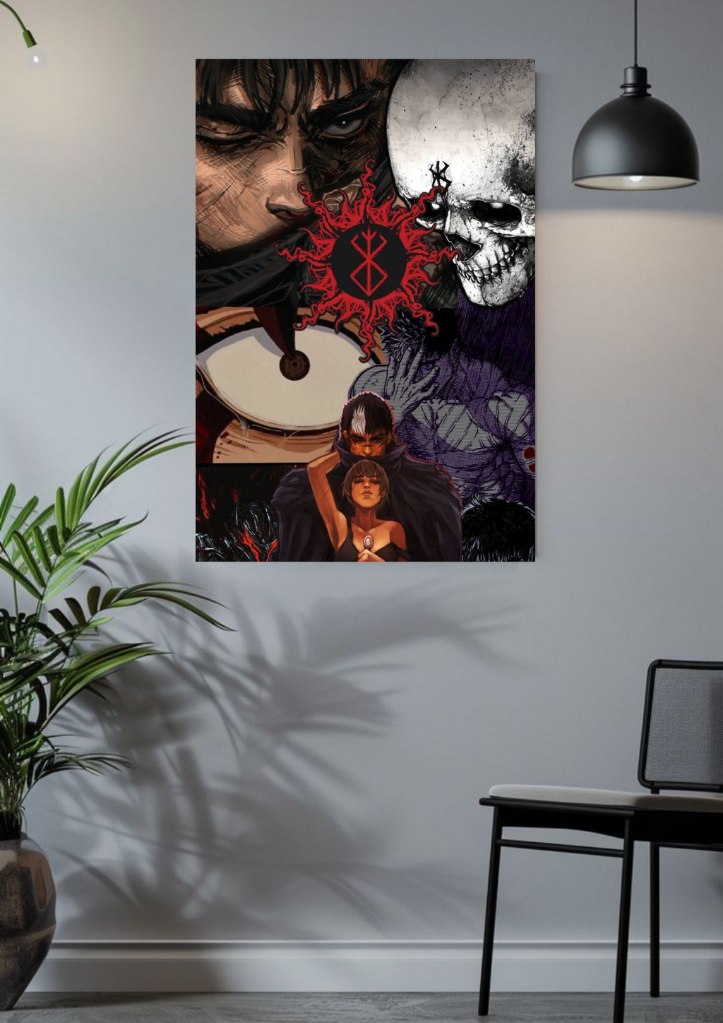 Brand of Sacrifice Poster – Dark Epic Berserk Collage