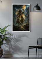Lord Shiva in Thunderstorm Fury – Divine Poster