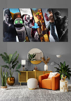 PlayStation All-Stars | Epic Saga Heroes | Gaming Legends Posters