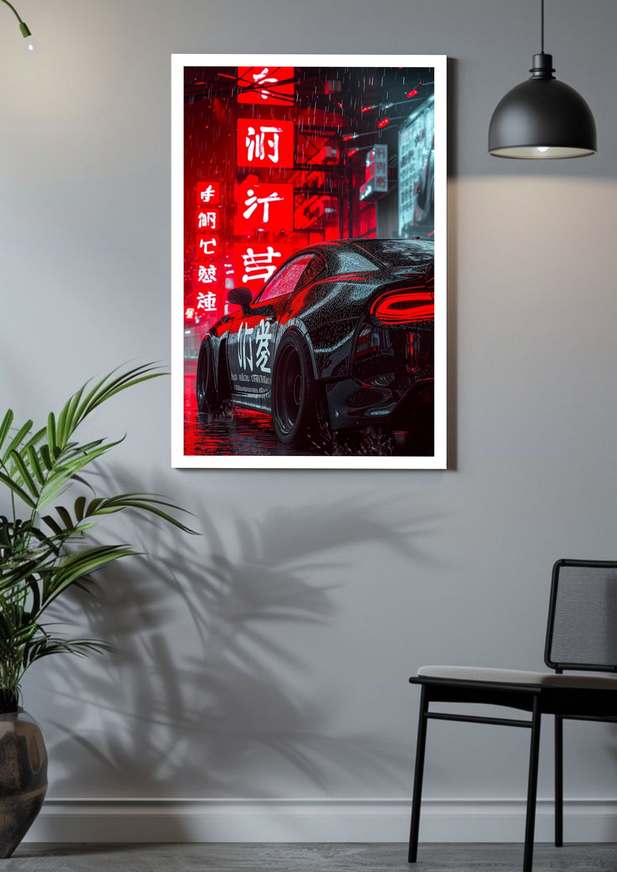 DODGE CHALLENGER • NEON STREET BEAST | Car Posters