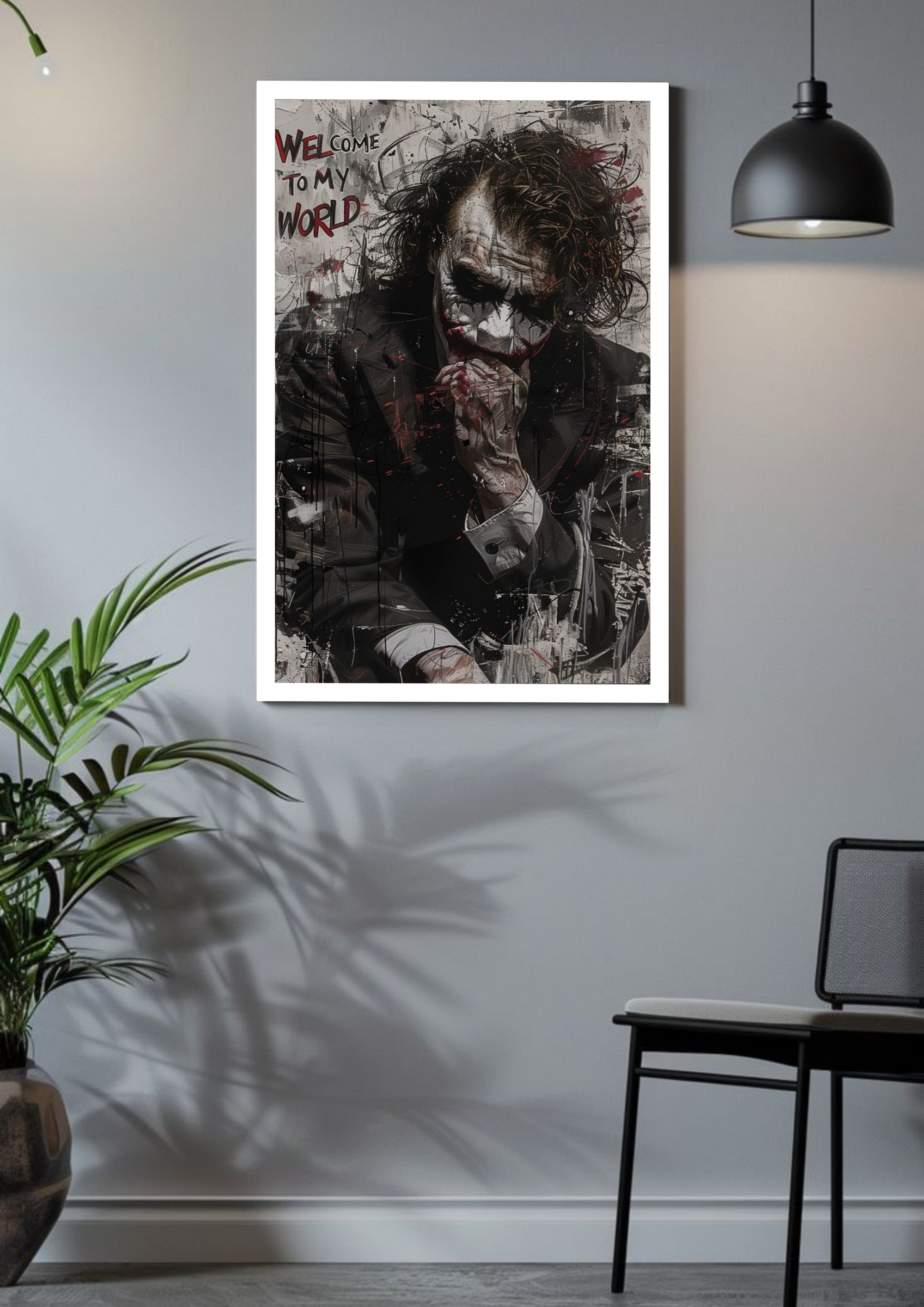 Heath Ledger’s Joker Tribute Art