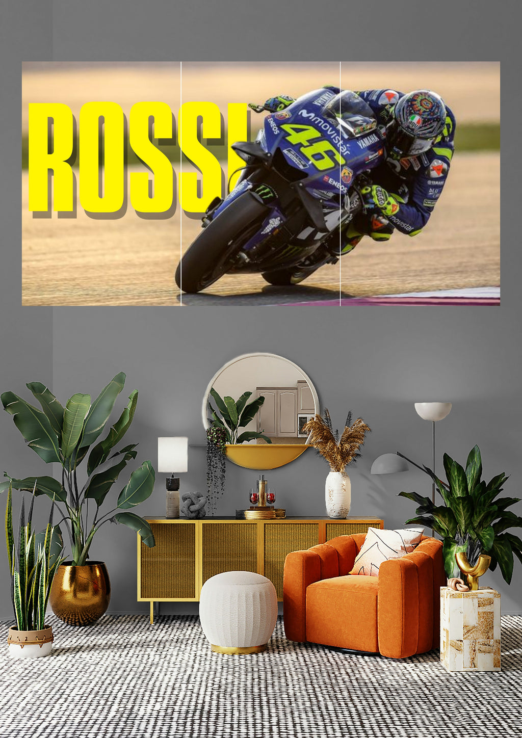Valentino Rossi Yamaha YZR-M1 | Doctor's Drift | MotoGP Icons Posters