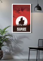 Outlaw’s Sunset | Red Dead Redemption II | Game Posters
