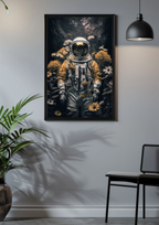 Astronaut Among Blooms