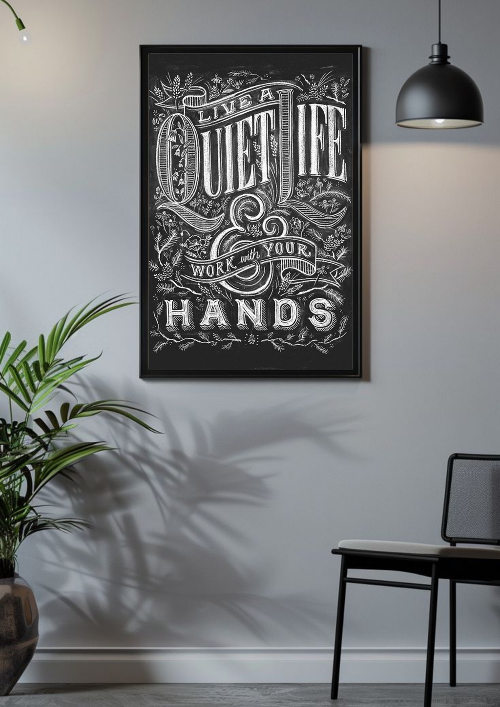 Live a Quiet Life Poster