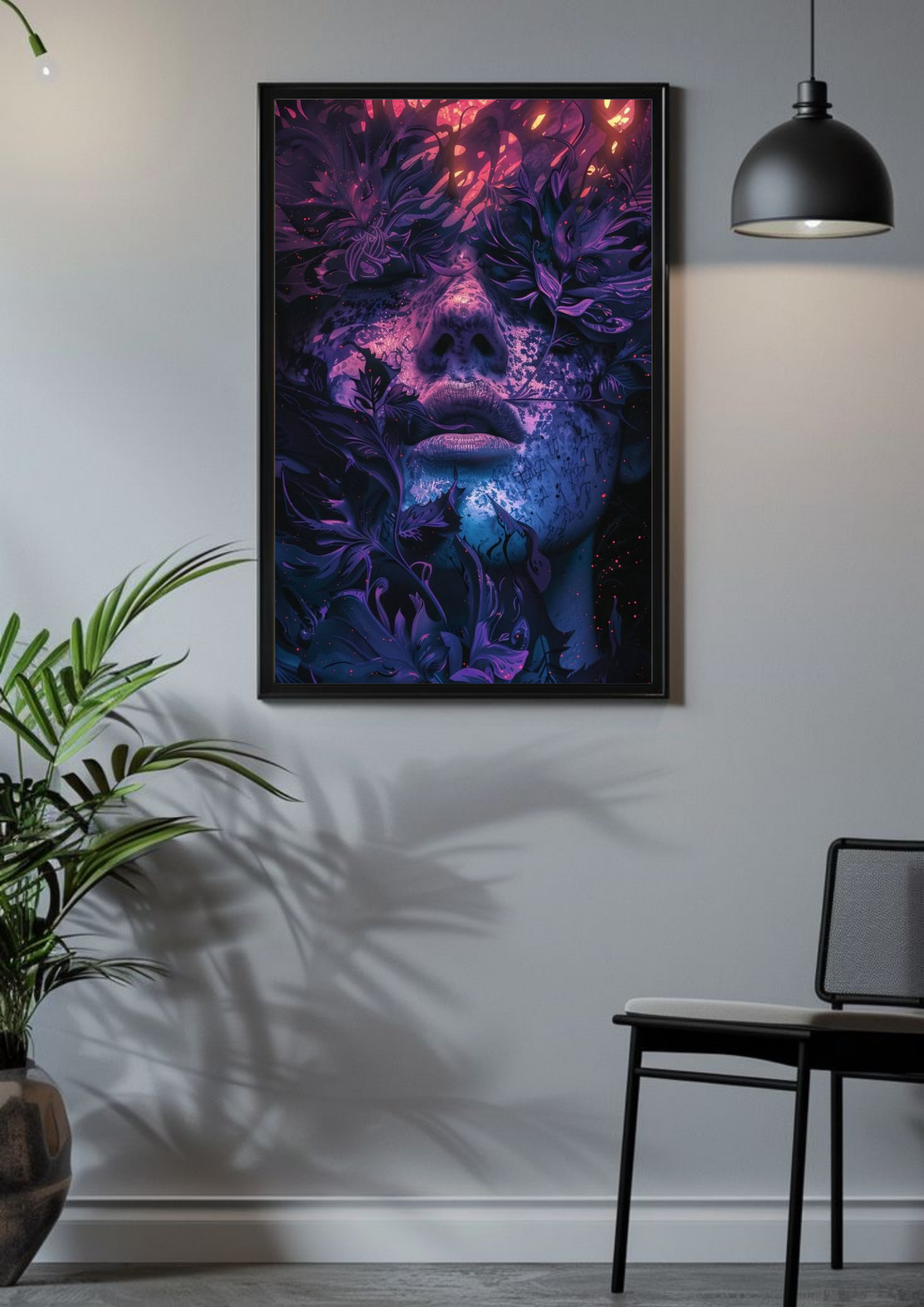 Floral Void Poster