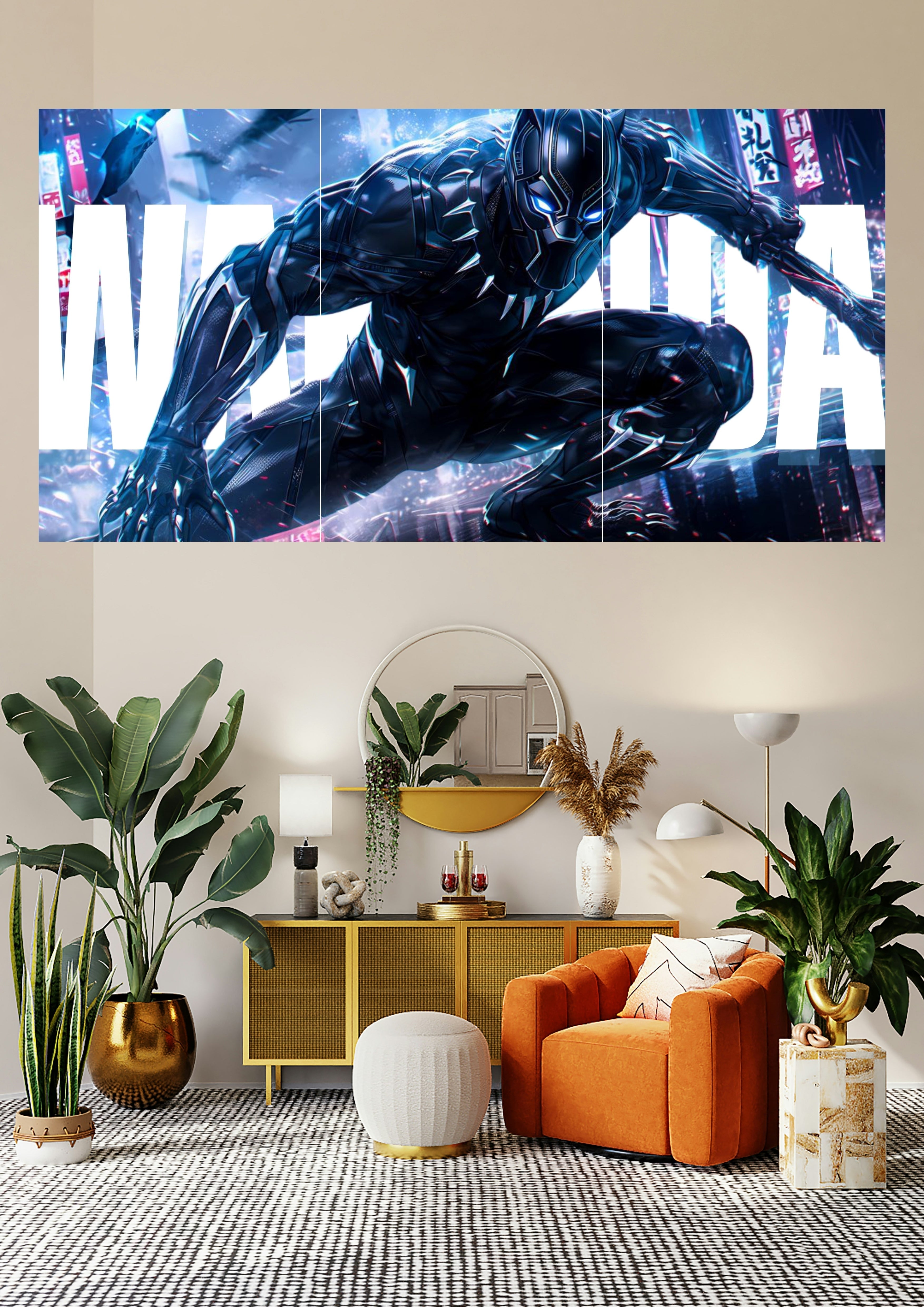 Black Panther | Vibranium Leap Fury | Marvel Warriors Posters