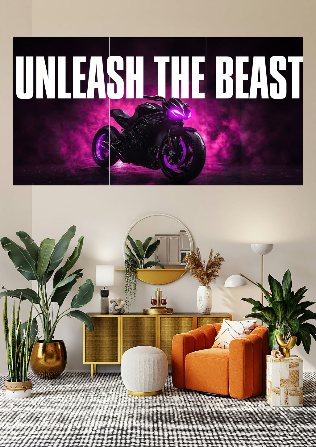Custom Superbike | Beast Unleashed | Night Rider Posters