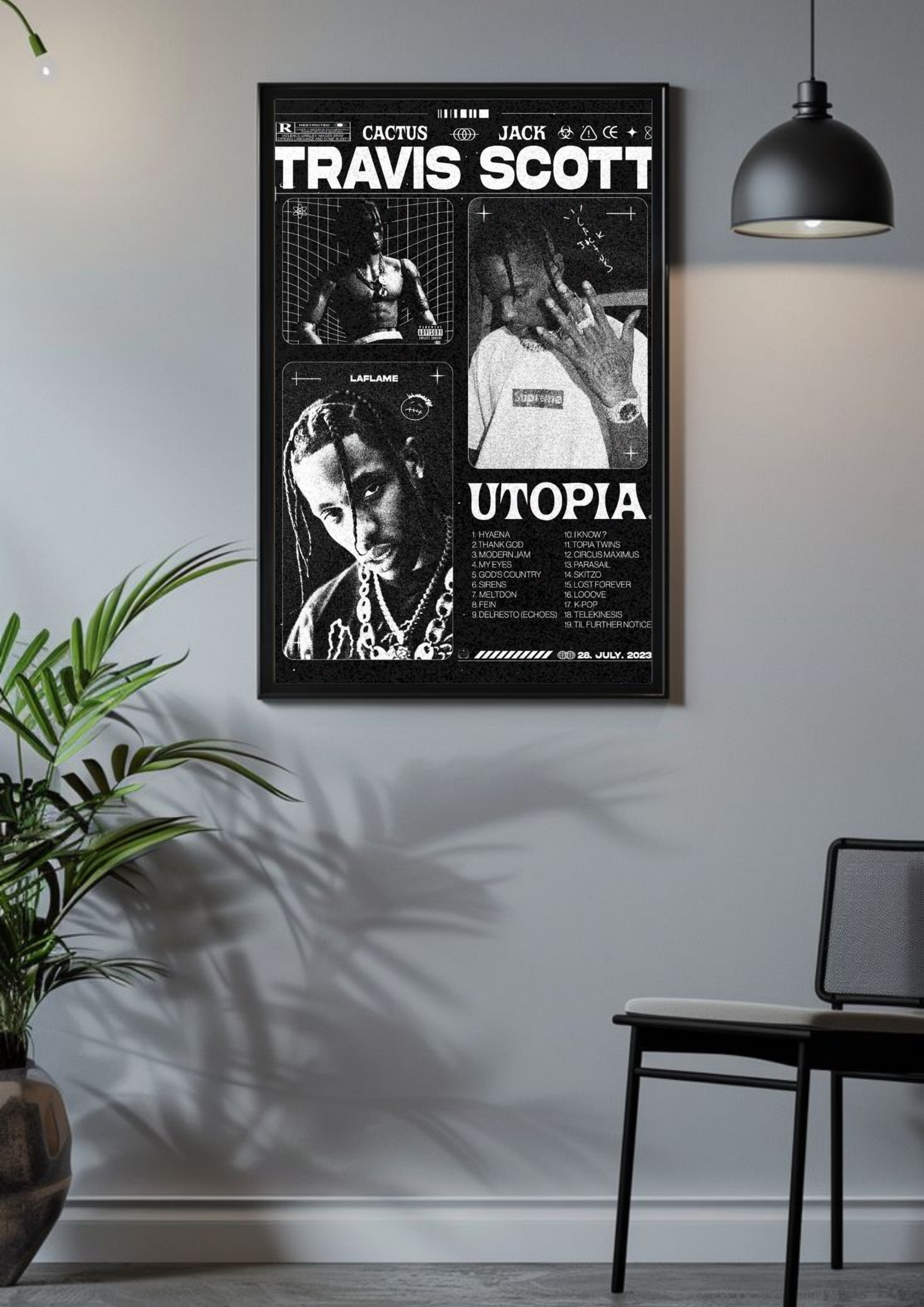Travis Scott Utopia Poster