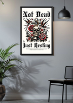 Not Dead, Just Resting Poster