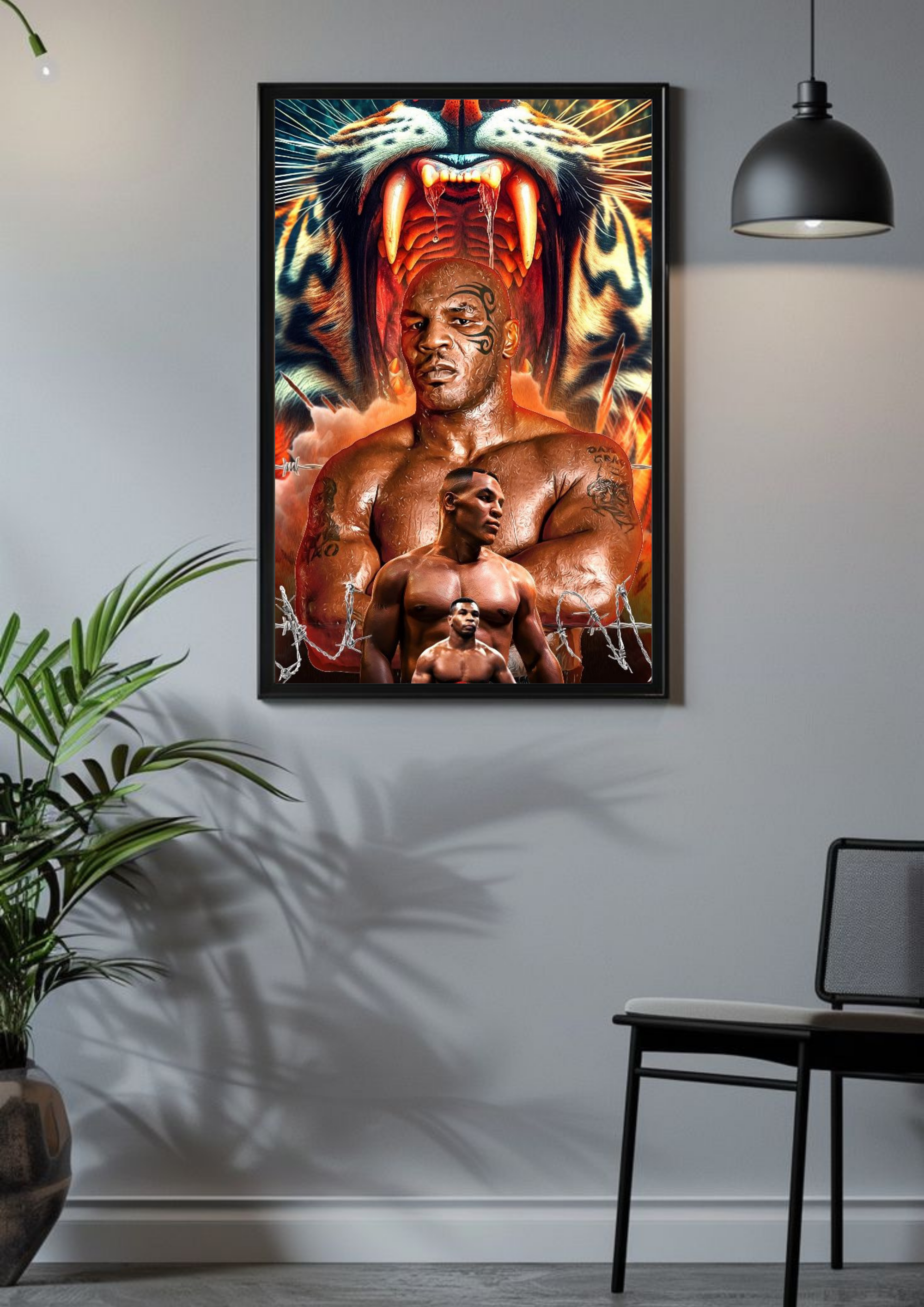 Unleash the Beast – Mike Tyson Power Poster