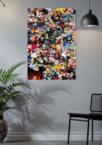 Anime Multiverse Mayhem | Ultimate Crossover Poster