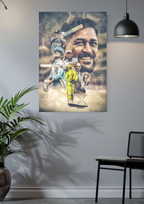 Legacy of a Legend – MS Dhoni Tribute Poster