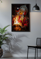 Theyyam Ritual in Divine Flame – Cultural Poster