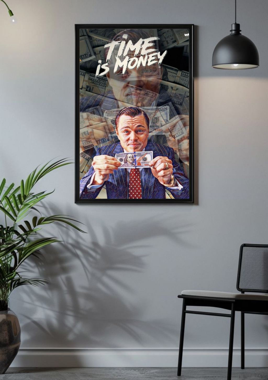 TIME IS MONEY • WOLF OF WALL STREET | Movie Posters