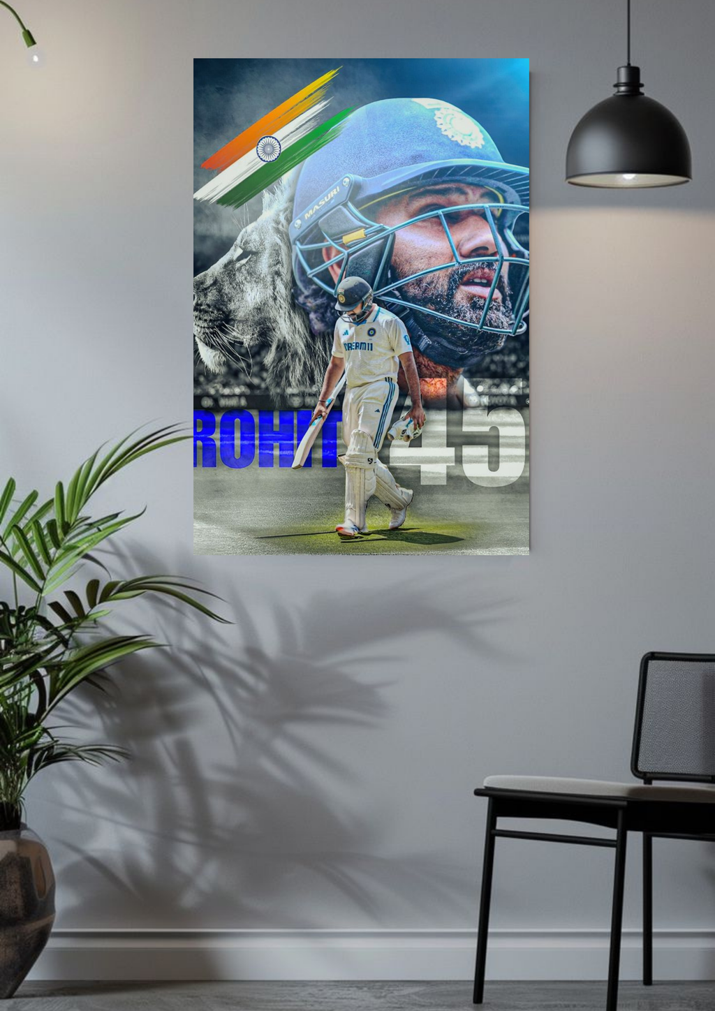 The Hitman – Rohit Sharma Poster