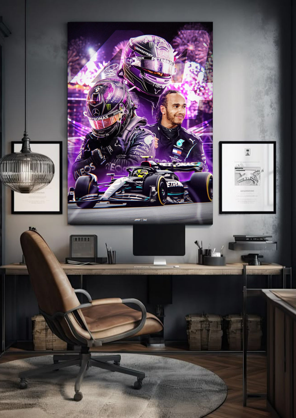 Lewis Hamilton Mercedes AMG 44 | Formula One | F1 POSTERS