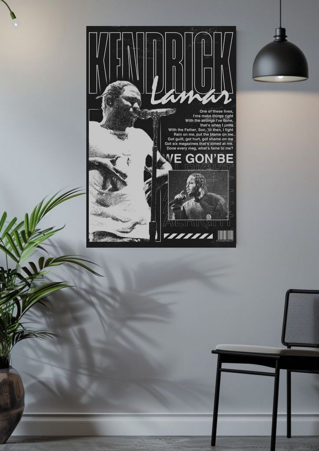 Kendrick Lamar Lyric Poster