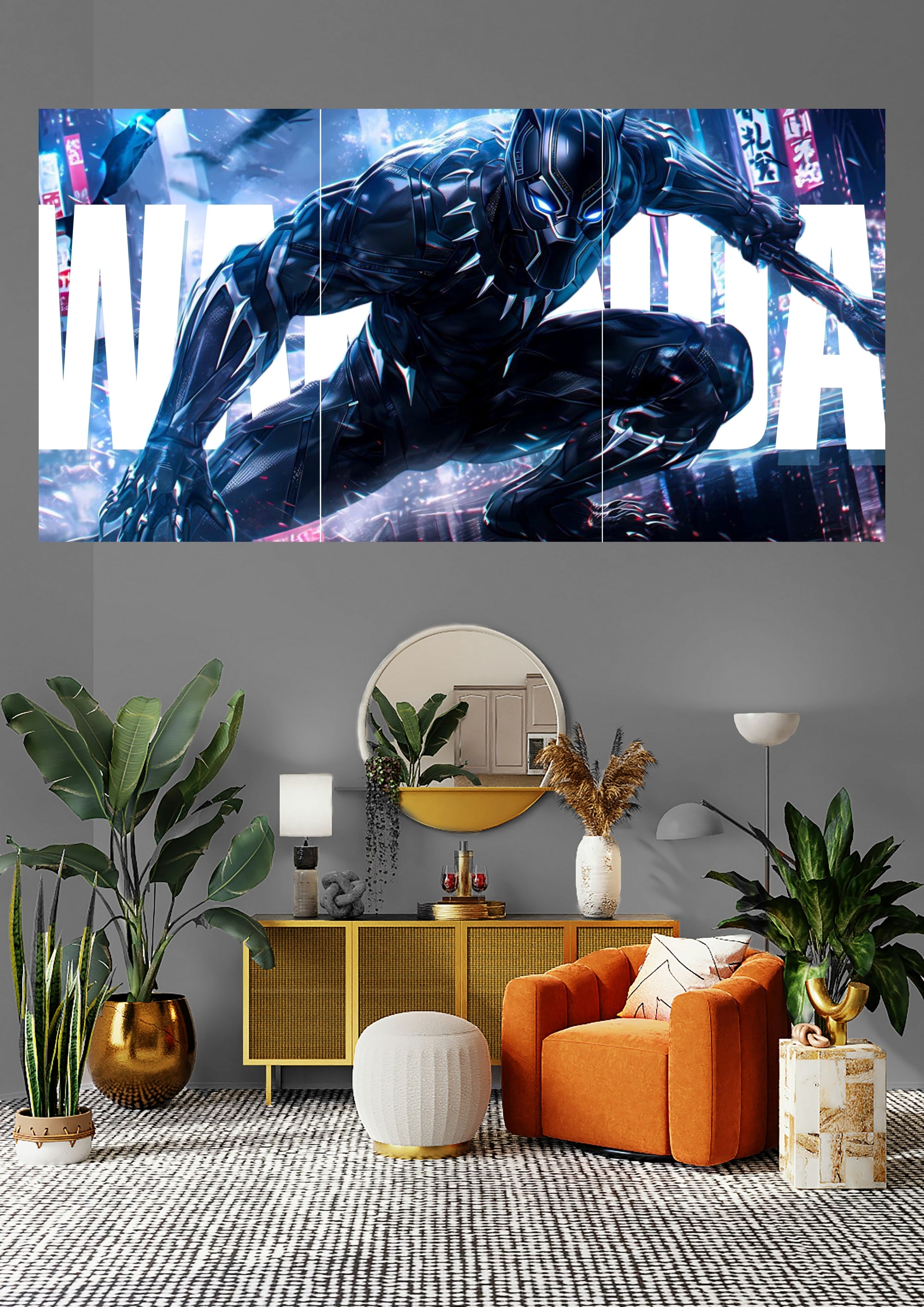 Black Panther | Vibranium Leap Fury | Marvel Warriors Posters