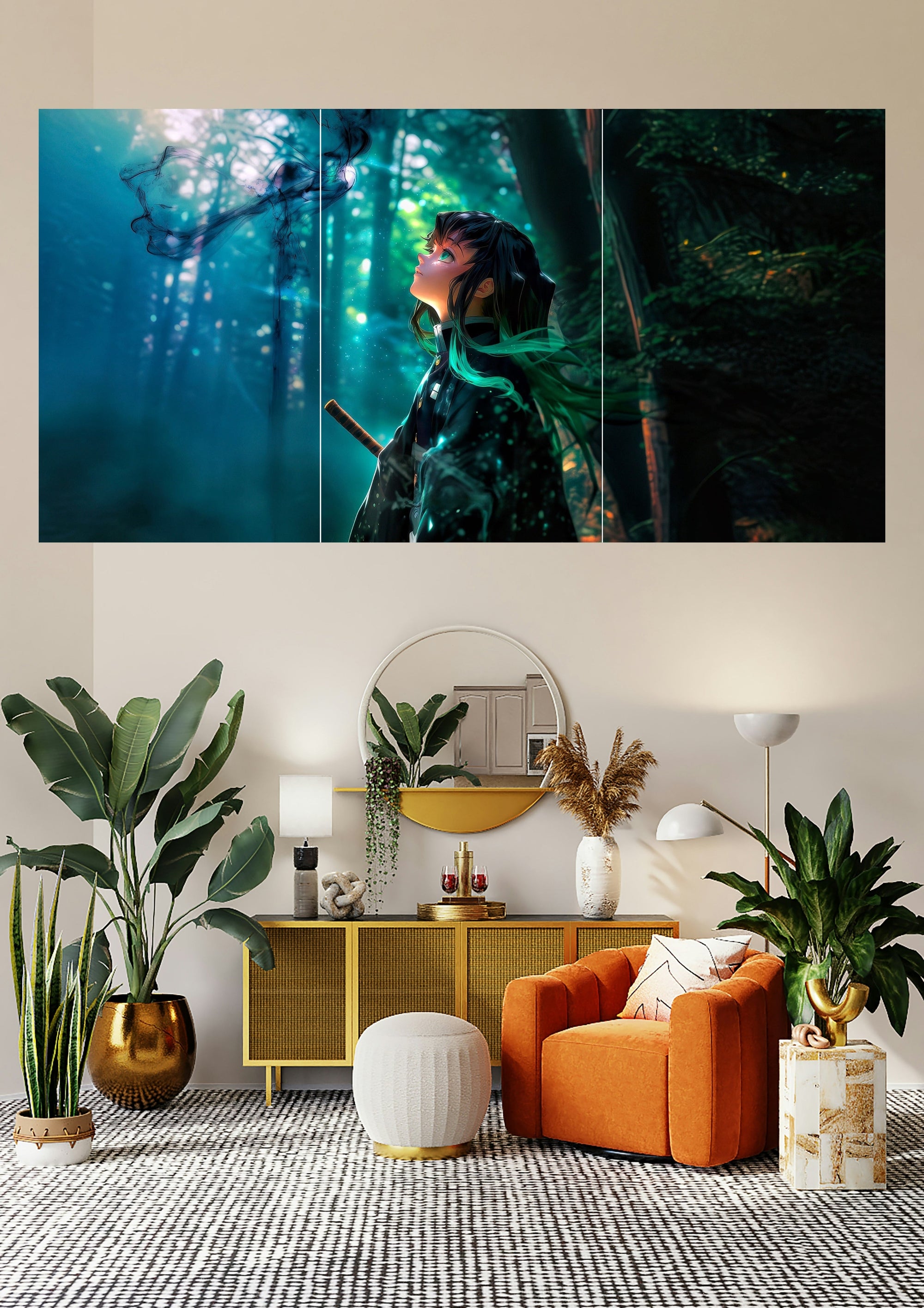 Attack on Titan  | Blue Woodland Gaze | Anime Scouts Posters