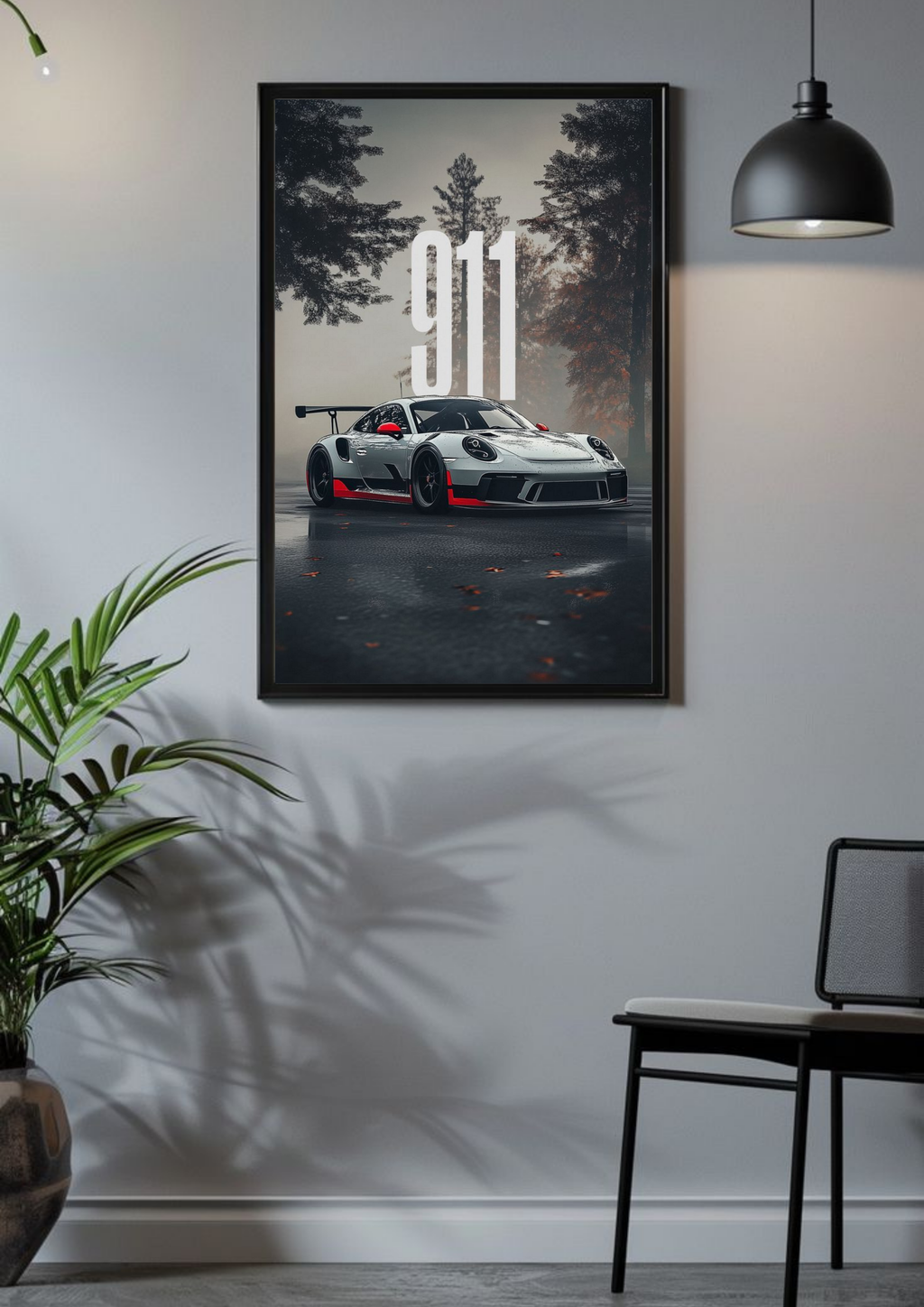 PORSCHE 911 GT3 RS • AUTUMN REFLECTION | Car Posters