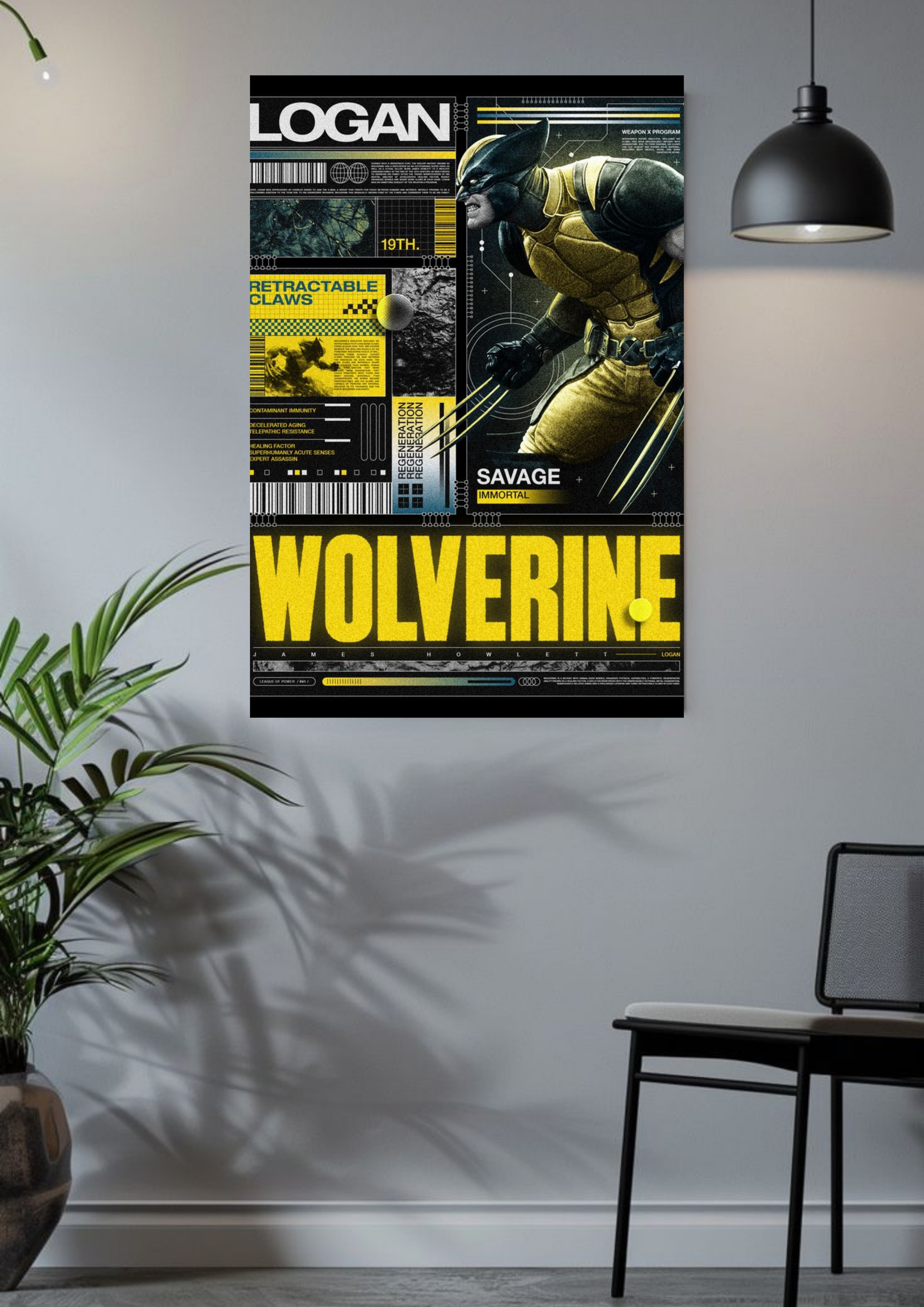 Wolverine | Weapon X File | MARVEL POSTER