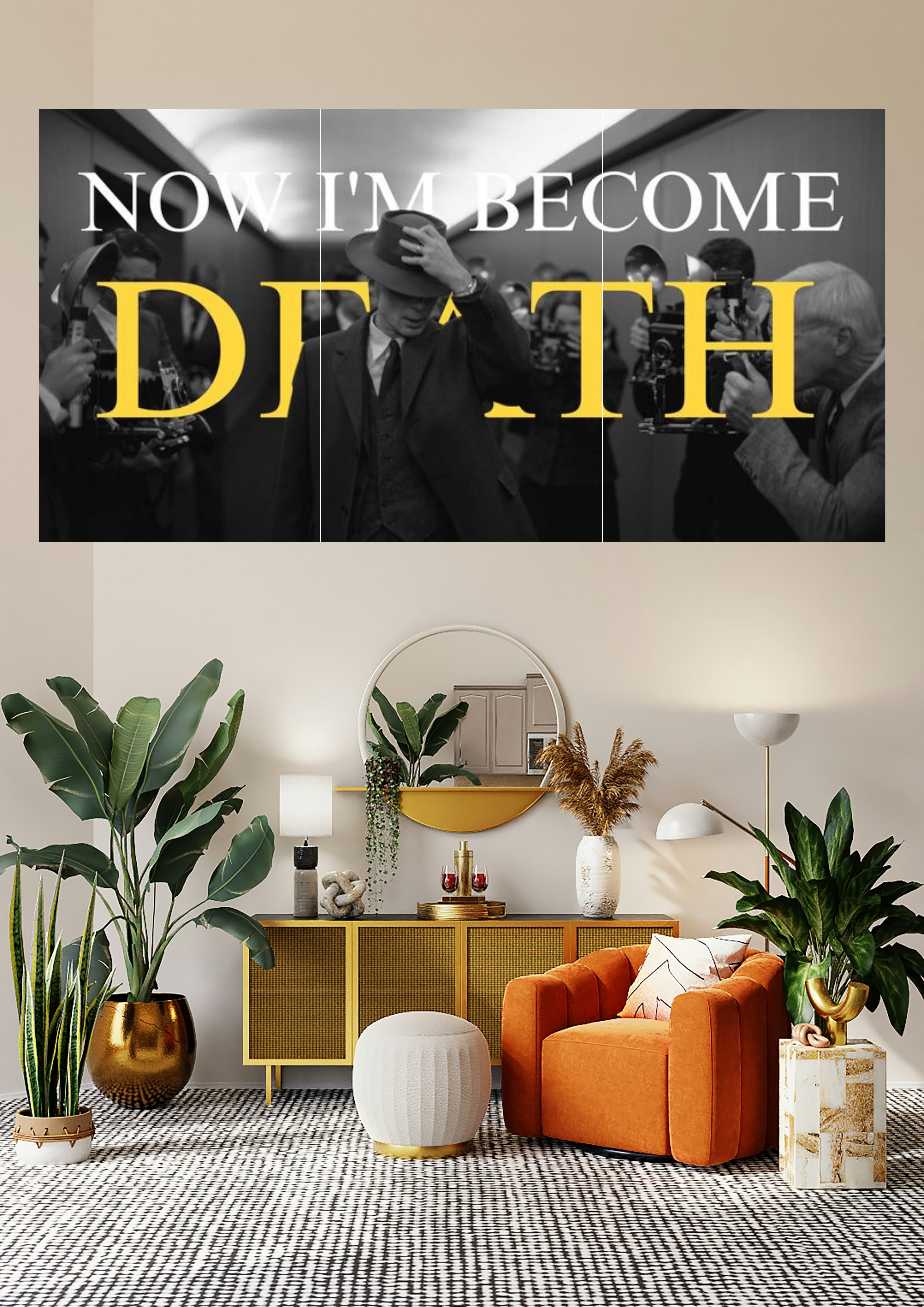 Oppenheimer Death Quote | Atomic Reckoning | Film Drama Posters