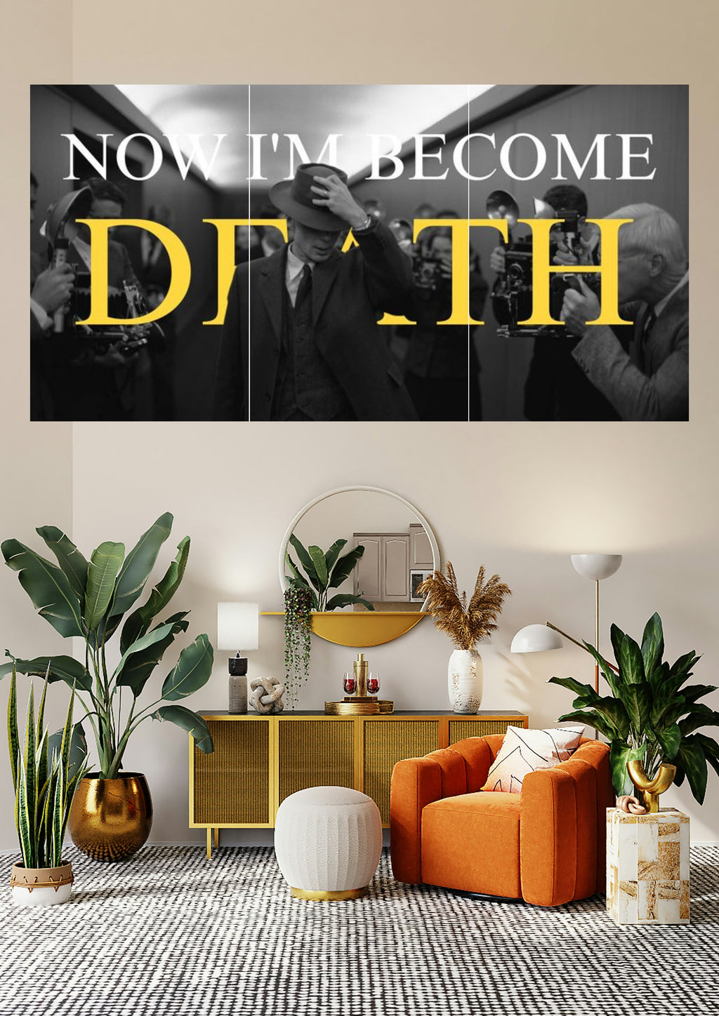 Oppenheimer Death Quote | Atomic Reckoning | Film Drama Posters