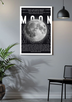 Moon Facts Poster