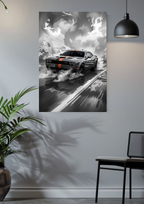 DODGE CHALLENGER SRT • BURNOUT BEAST | Car Posters