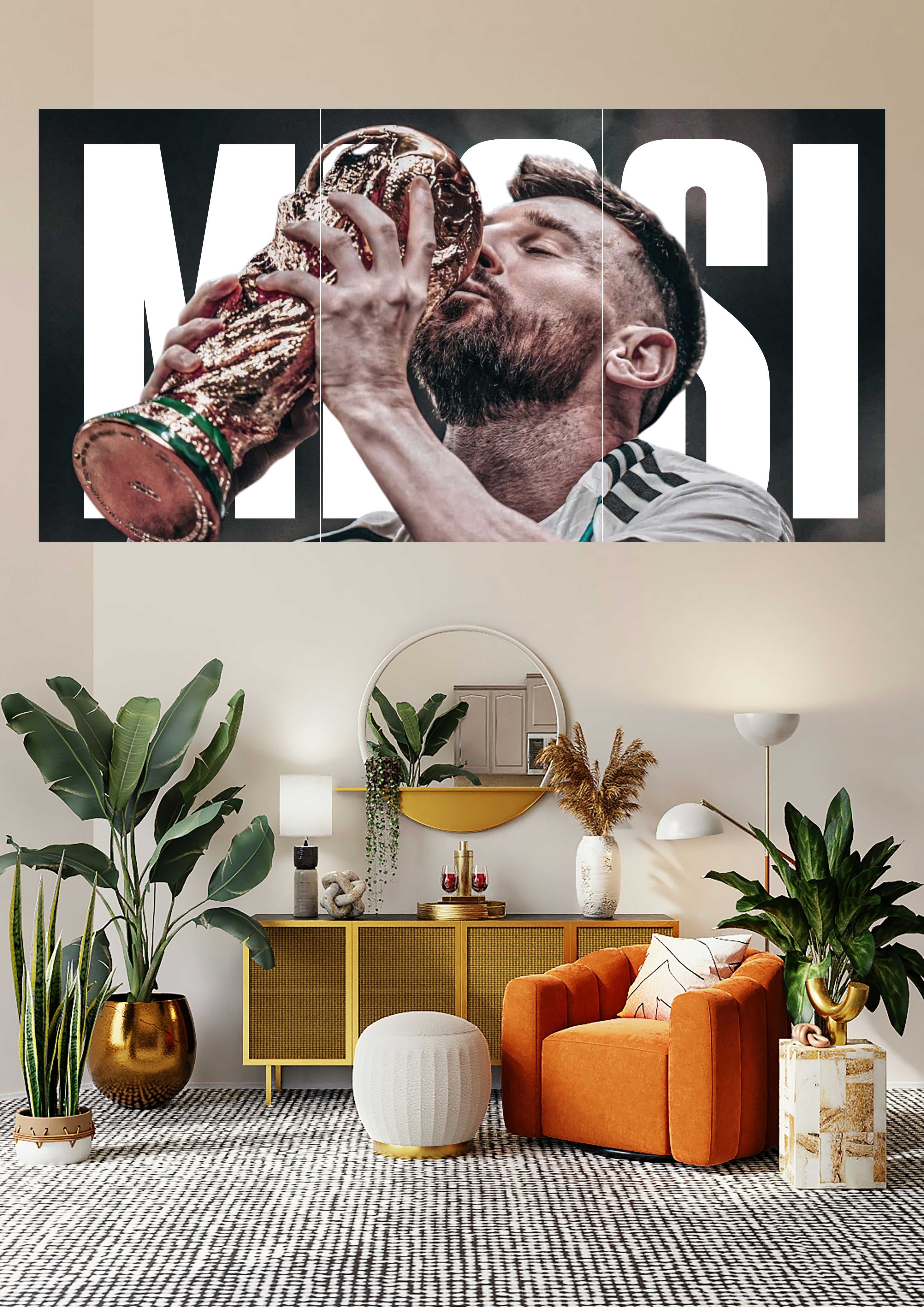 Lionel Messi | World Cup Kiss | Football Glory Posters