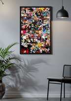 Anime Multiverse Mayhem | Ultimate Crossover Poster