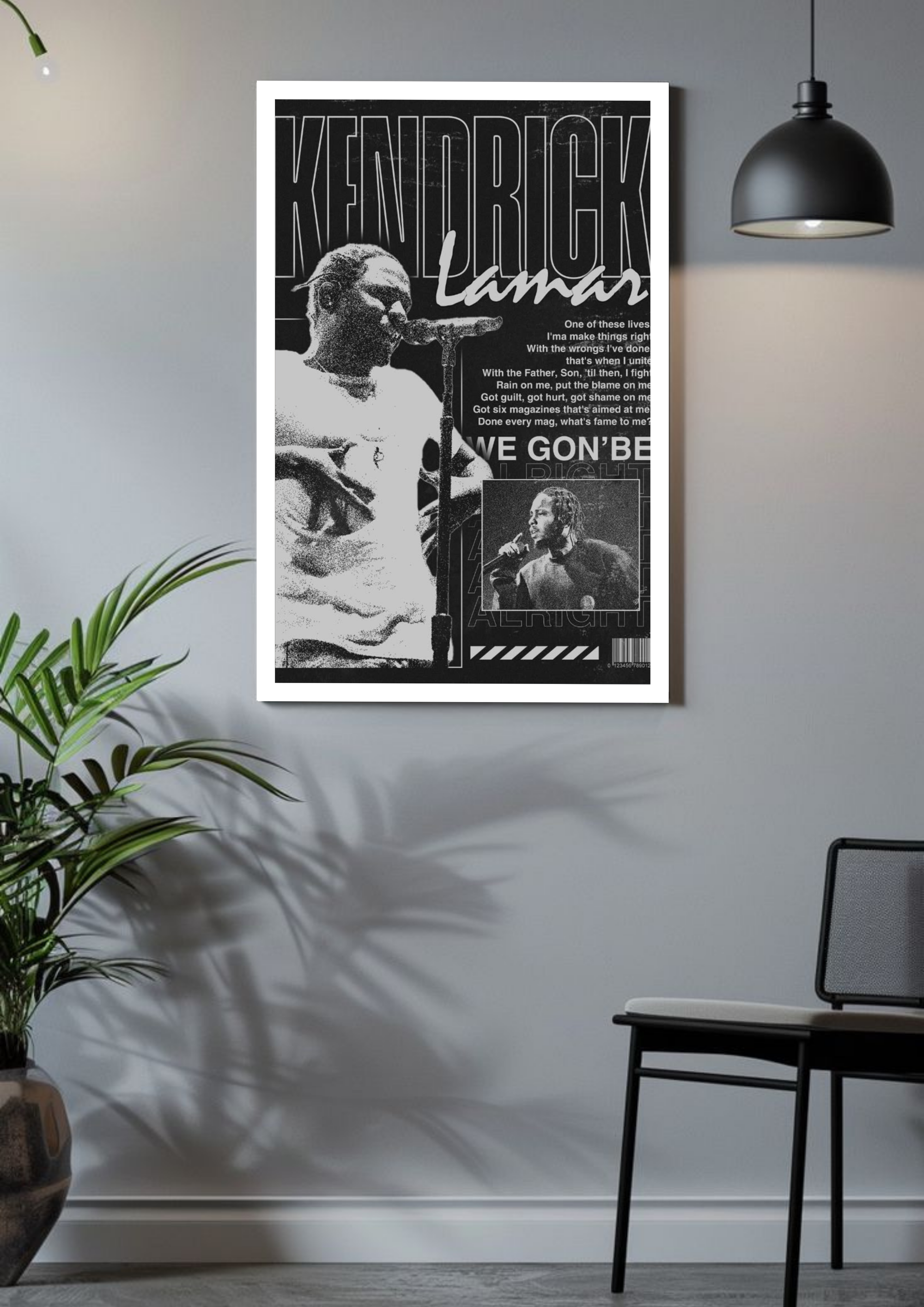 Kendrick Lamar Lyric Poster