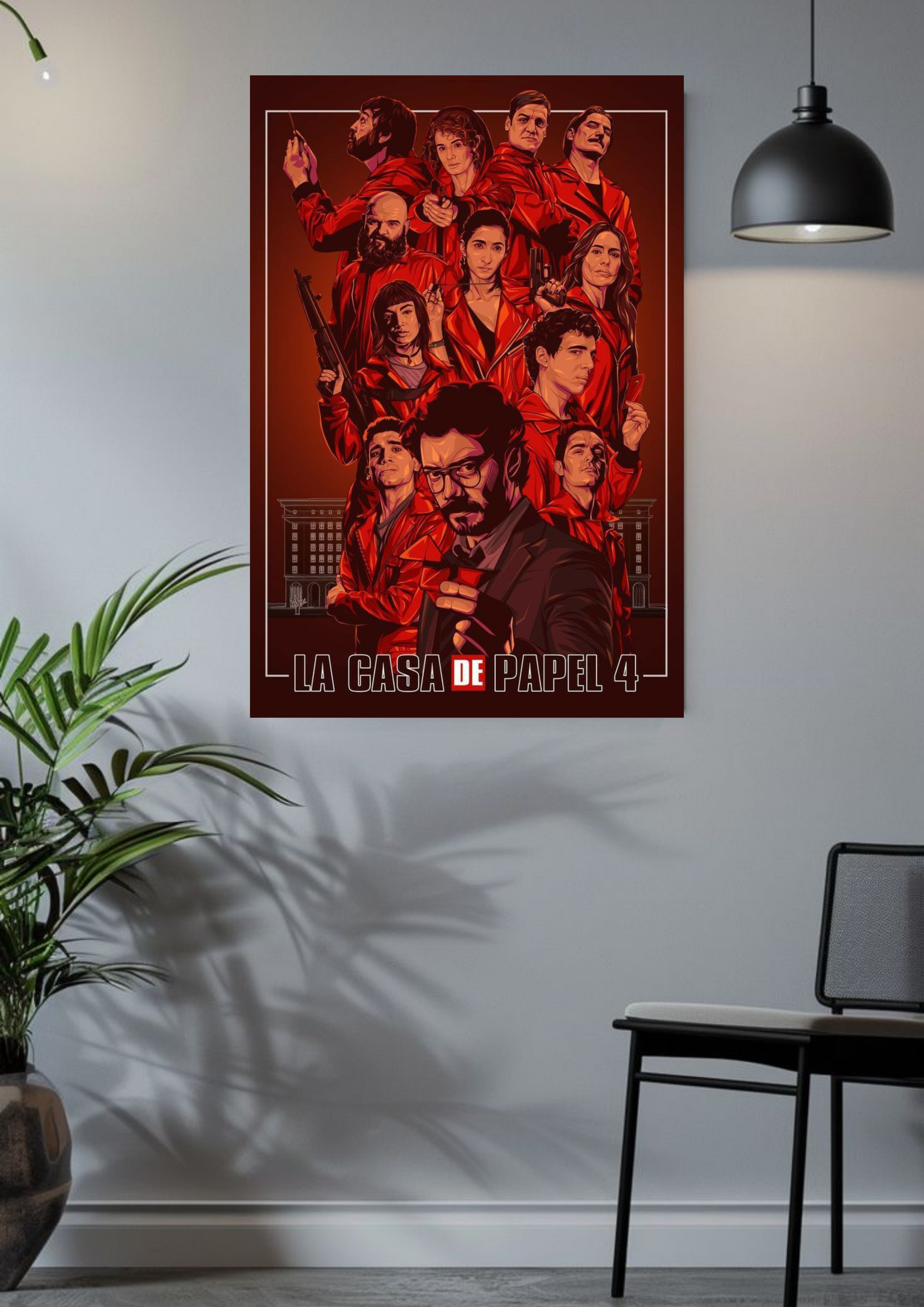 The Professor Resistance | LA CASA DE PAPEL 4 | Series Poster