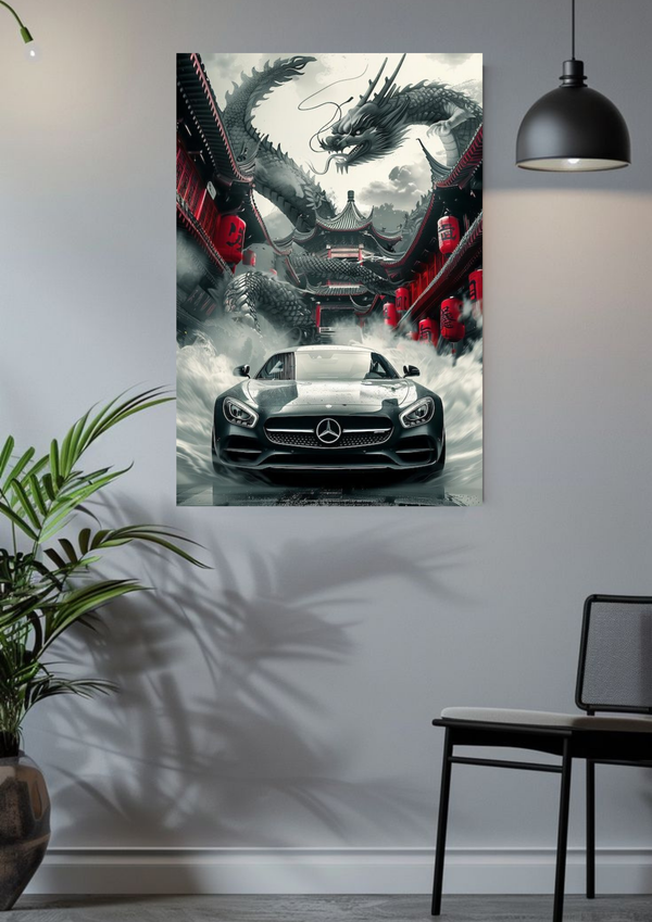 MERCEDES AMG GT • DRAGON’S GATE | Car Posters