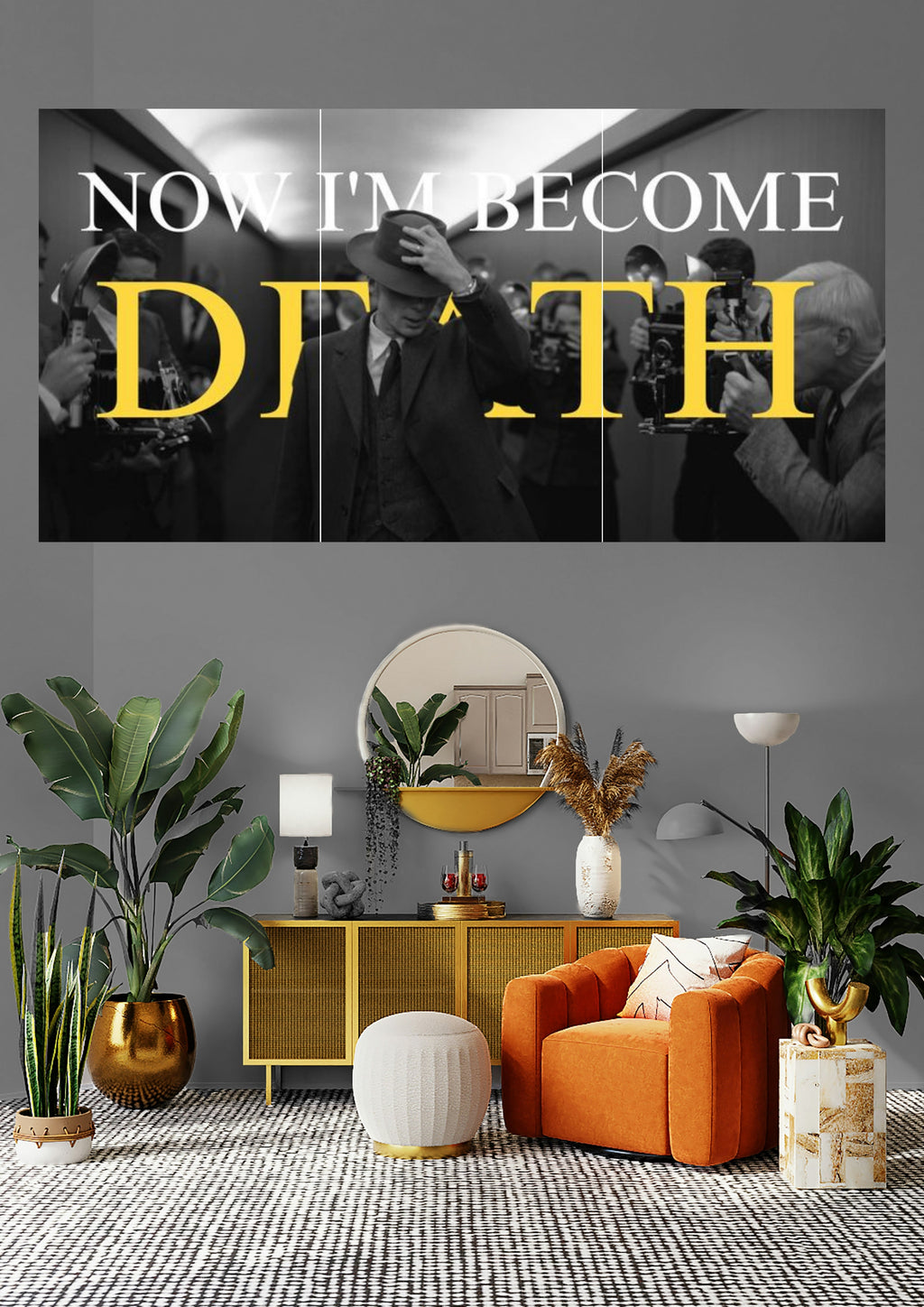 Oppenheimer Death Quote | Atomic Reckoning | Film Drama Posters