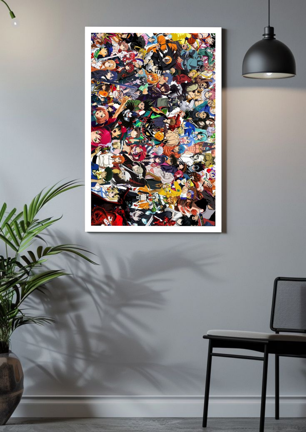 Anime Multiverse Mayhem | Ultimate Crossover Poster