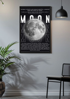 Moon Facts Poster