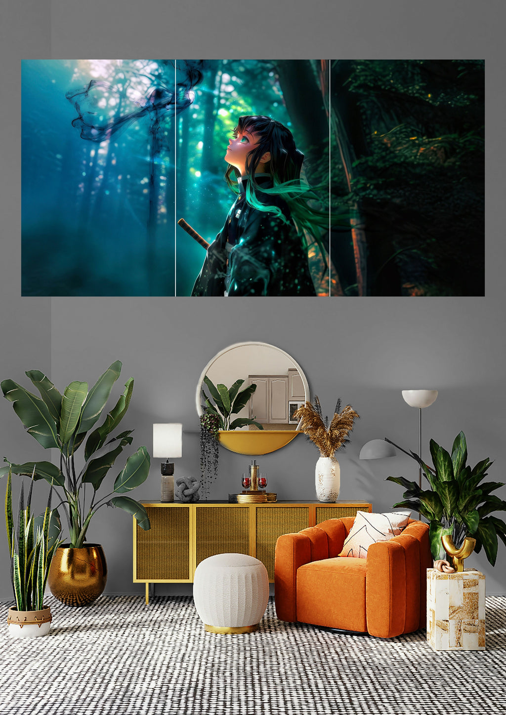 Attack on Titan  | Blue Woodland Gaze | Anime Scouts Posters