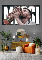 Lionel Messi | World Cup Kiss | Football Glory Posters