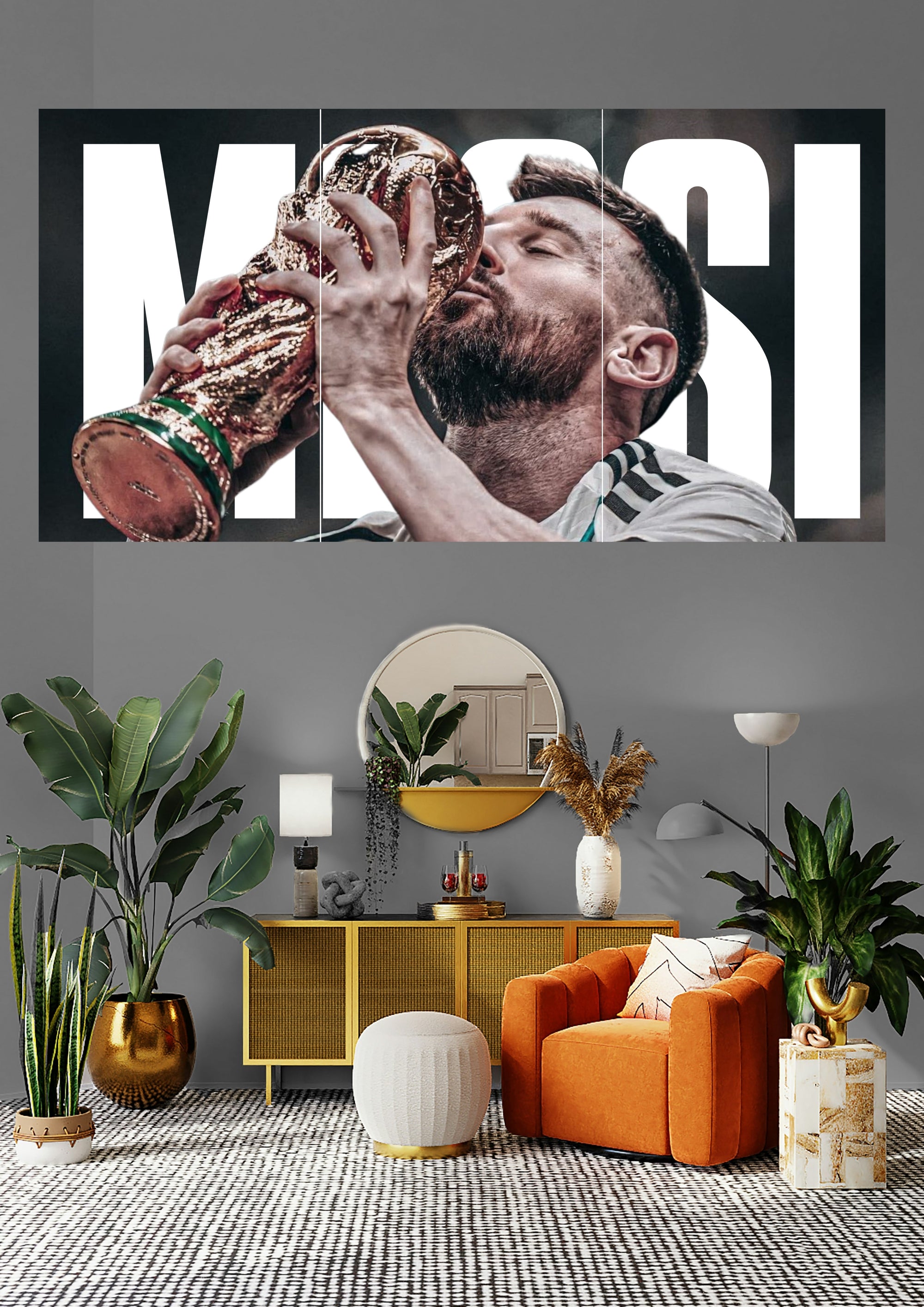 Lionel Messi | World Cup Kiss | Football Glory Posters